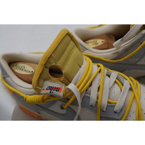 Size 10 - Nike Dunk Low x Off-White Lot 29 of 50 Sail/Neutral Gray - DM1602-103 main image 8